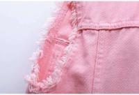 Chaleco Sin Mangas de Moda para Mujer Primavera-Otoño 2025 Chaleco Cowboy de Un solo Pecho Estilo Coreano Dulce y Corto - details 11