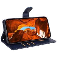 Para HMD Pulse Pro con funda de teléfono con tapa de cuero con textura de piel de becerro para negocios - details 1