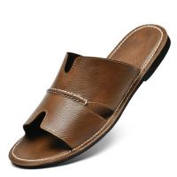 Novedad Verano 2024 Sandalias de Cuero para Hombre Zapatos Transpirables para Playa y Exteriores con Suela Plana y Abrecha - details 10