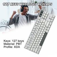 Teclas XDA PBT para teclado mecánico, 127 teclas, Inglés/japonés/ruso/coreano, sublimación, para Apple MX, Y0C4 - details 3