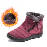 Zapatos cálidos de invierno para mujer, botas de nieve para exteriores, botines cortos para mujer, zapatos - details 4