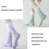 3 pares de calcetines de algodón antideslizantes transpirables de media pantorrilla para Yoga calcetines deportivos calcetines de Pilates danza Fitness entrenamiento mujeres calcetín EU36-42 - details 3