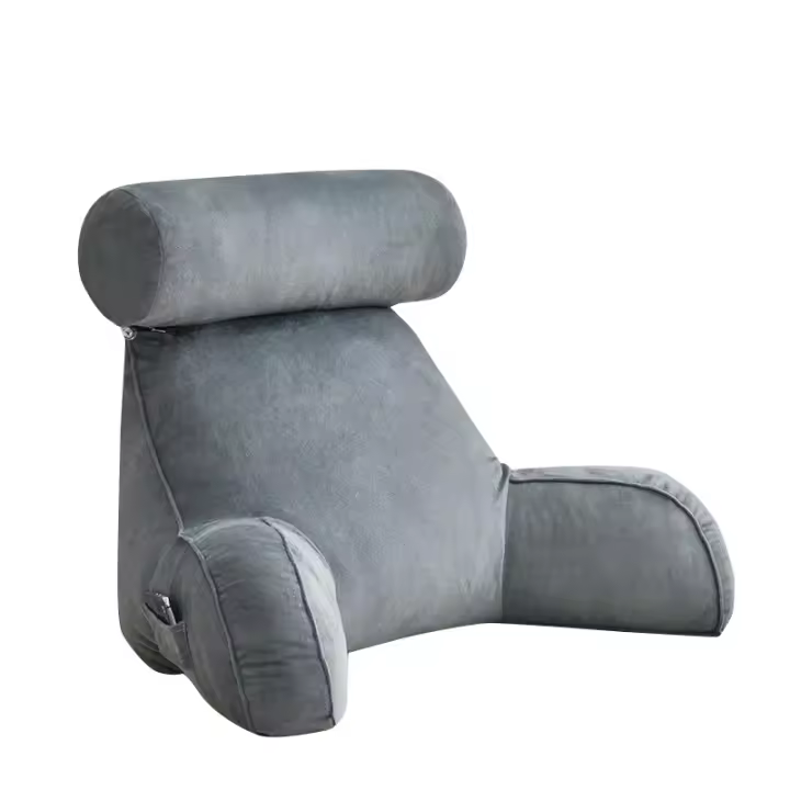 Cojín de Lectura Lumbar Almohada de Soporte de Espalda para Oficina, Sofá, Cama - 1