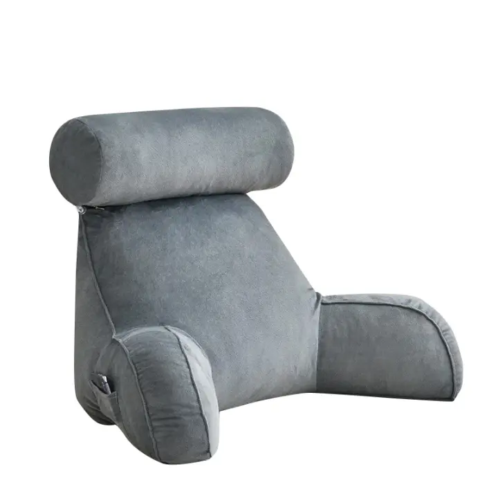 Cojín de Lectura Lumbar Almohada de Soporte de Espalda para Oficina, Sofá, Cama - 1