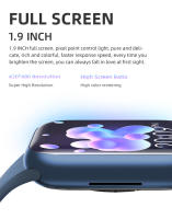 HW67 PRO MAX reloj inteligente con Bluetooth, llamada, asistente de voz, NFC, pantalla dividida, Modo deportivo, recordatorio de mensajes - details 1