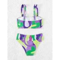 Bikini de cintura alta, Tre 2025 Conjunto de bikini bandeau sexy para mujer, Traje de baño brasileño para mujer - details 24