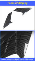 Cubierta de decoración de ventana lateral para Toyota RAV4 XA50 2019-2023 en fibra de carbono ABS con estilo exterior modificado pegatinas peluche - details 4