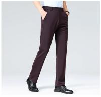 Pantalones informales elásticos para hombre, pantalones de traje de negocios, pantalones de vestir transpirables para primavera y verano, pantalones de trabajo de longitud completa para hombre - details 19