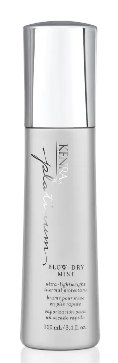 Kenra Platinum Blow-Dry Mist Protector térmico ultraligero Desenreda, suaviza, suaviza, elimina el encrespamiento y resiste - 1