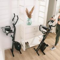 Estática Plegable con Volante de Inercia X-Bike, Sistema Silence Fit, Con y Sin Respaldo, Manillar y Sillín Regulable, Pulso, Pantalla LCD, Soporte para dispositivos, Ruedas - details 38