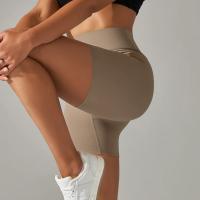 Pantalones cortos de yoga para mujer, mallas transpirables de cintura alta para entrenamiento, gimnasio, deportes atléticos - details 40