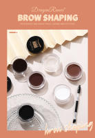Crema para cejas salvajes, lápiz de cejas fijo, Gel, crema fija para cabello europeo y americano, pegamento sólido, cera de jabón, crema para cejas blanca - details 0