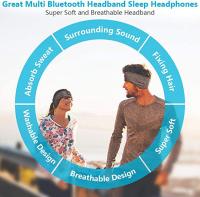 Auriculares con Bluetooth para dormir, audífonos deportivos de graves transparentes de alta fidelidad, diadema inalámbrica ultrafina con micrófono - details 2