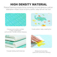 Alfombra de Juego Plegable para Bebé Impermeable Portátil Espesor de 1.2cm Para Niños y Niñas - details 8