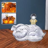 Novelty Pig Shaped Whisky Decanter for Home Kitchen Restaurant Liquor Tools