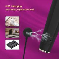 20 velocidades USB ODM inalámbrico inalámbrico personal poderoso masajero portátil cuello trasero cuerpo grande AV varilla vibrador masaje - details 4