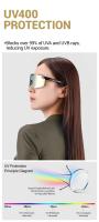 Gafas de Sol KAPVOE UV400 Lente Ultra Clara Padilla Ajustable Ligera Para Ciclistas y Corredores - details 5