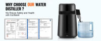 SucceBuy Purificador de destilador de agua de 4 litros, máquina de acero inoxidable para encimera - details 4