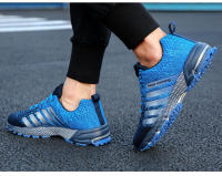 Zapatillas de correr transpirables para hombre, zapatos informales antideslizantes de gran tamaño, cómodos para caminar y trotar, Unisex - details 13