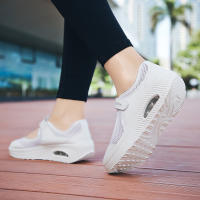 Mocasines de plataforma para mujer, zapatillas cómodas sin cordones, zapatos ligeros para caminar, gris, trabajo, mecedoras largas horas - details 18
