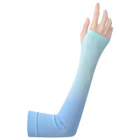 Mangas de brazo de enfriamiento de verano, cubierta ultrafina de secado rápido, Mangas de medio dedo para actividades al aire libre de verano - details 7