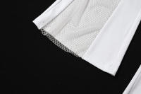 BUNO-monos de malla de retales para mujer, monos Hipster con hombros inclinados, mono acampanado de manga única, ropa de calle de otoño para mujer - details 13