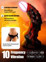 Leten Vibrador Anal Másallar Control Remoto Monstruo para Mujeres Estimulador de Zona G y Anus - details 3