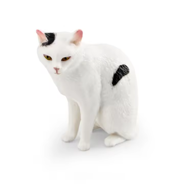Adornos de muñecos de gato de PVC Kawaii, 9 colores, figuras de gatos DIY, estatua, decoración, manualidades, decoración del hogar - 1