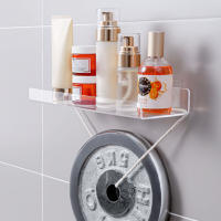 Estante de Pared de Cosméticos Amplio, Antideslizante, Duradero para Maquillaje - details 1