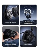 Baseus Bass 30 Max  Auriculares Bluetooth 5.3 Cancelación de ruido, graves potenciados, larga duración, para juegos y deportes - details 1