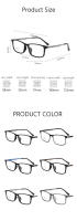 Gafas graduadas ópticas de titanio puro para miopía para hombres, base 9827, ultraligeras y cómodas - details 7