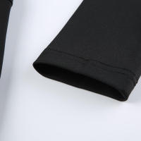 BUNO-vestido acampanado de encaje de retales para mujer, minivestido informal básico con cuello cuadrado y manga larga, otoño y primavera 2025. - details 19