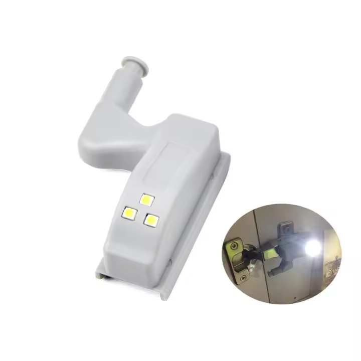 10Pcs Lámpara LED Para Armario Interior Universal 0.3W Luz Nocturna Para Puerta De Armario Con Interruptor Automático Encendido/Apagado Iluminación Para Hogar Y Ropa - 1