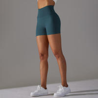 Hamidou pantalones cortos de Yoga para mujer, Shorts de Fitness para correr, ciclismo, transpirables, cintura alta, entrenamiento, gimnasio, Verano - details 32