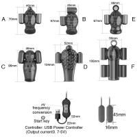 Juguetes para hombres masturbador masculino retraso duradero entrenador productos sexuales glande vibrador para hombre - details 2
