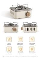 Suministros de acampada, estufa portátil de 2800W, caja de llama de alta potencia, horno, quemador de gas, picnic para acampar al aire libre - details 1