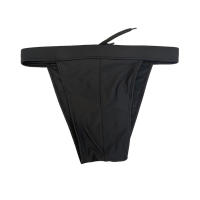Jessborn pantalones de natación triangulares para hombre, bañador sexy de horquilla alta, media cadera envolvente, color sólido, ropa de baño de playa de primavera caliente - details 11