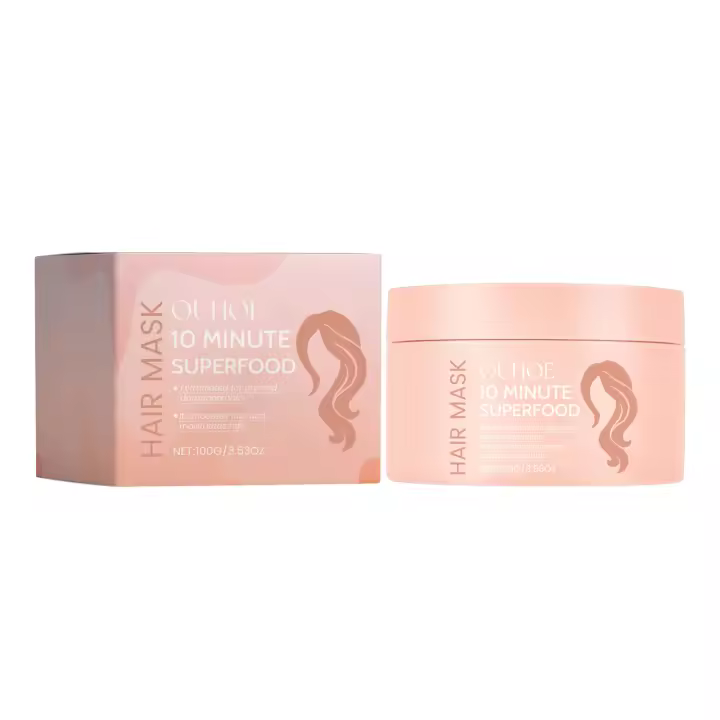 Reparación Nutre, repone, repara el cabello seco y encrespado, mascarilla capilar suave, brillante y que controla la grasa - 1