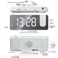 Reloj Despertador de Proyección Digital Montado en la Techo de Tu Dormitorio - details 1