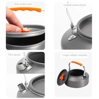 Tetera Ligera de Aleación de Aluminio para Acampar Herramienta de Cocina de Viaje al Aire Libre de 1.1L - details 2
