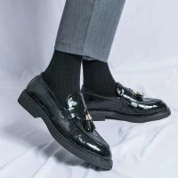 Producto más vendido 2025, zapatos de hombre clásicos de oficina de cuero genuino Oxford estilo caminar italiano de lujo - details 5