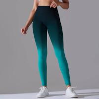Yoga degradado para mujer, leggings de gimnasio de cintura alta, pantalones deportivos sin costuras, pantalones de entrenamiento para correr - details 43