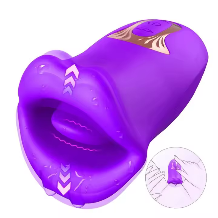 Leten-vibrador bucal para adultos, juguetes para mujeres, lamiendo la lengua, chupando, vibración, clítoris Anal, pezón, juguete sexual femenino 18+ - 1