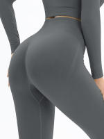 Pantalones de Yoga sin Costuras para Mujeres Leggings Deportivos de Cintura Alta - details 32