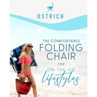 On-your-back folding chair