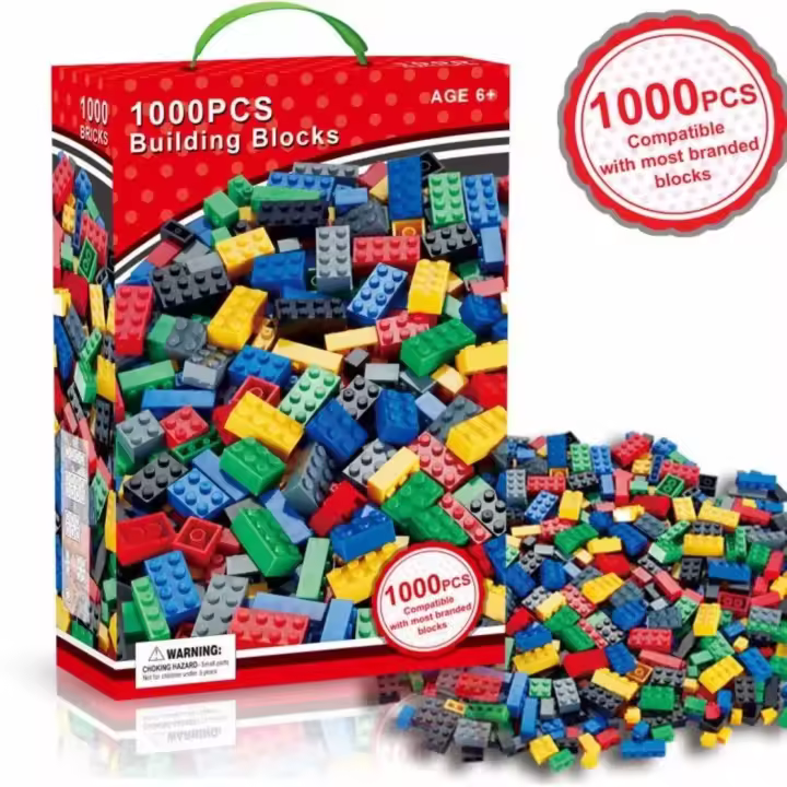 Set de Bloques de Construcción DIY de 1000 Piezas Bloques Clásicos Urbanos para Niños - 1