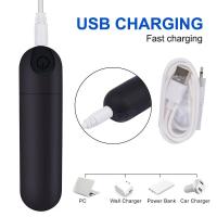 Potente Mini vibrador tipo bala con carga USB, Juguetes sexuales para adultos, estimulador del clítoris para mujeres, vibradores vaginales del punto G, masturbación erótica - details 4