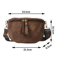 Bolso de Cintura de Cuero PU de Lujo Diseño Vintage de Color Sólido Bolso de Hombro de Moda para Primavera/Verano - details 21