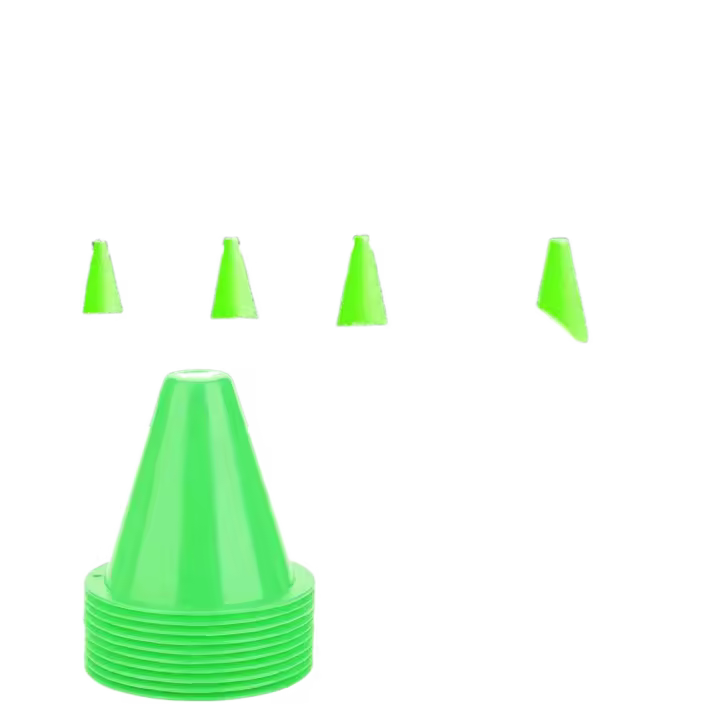 Entrenamiento de plástico para fútbol, ​​patinaje sobre hielo, conos de entrenamiento para marcador de fútbol, ​​conos marcadores de patín - 1