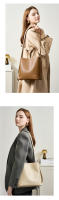 Minimalista Bolsa de Hombro de Cuero de Vaca para Mujeres de Gran Capacidad Bolsa de Hombro de Cuero Auténtico - details 14